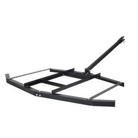 Drag Harrow, 66" Width Tow Behind Drag Harrow, Q235 Steel Driveway Grader with Adjustable Bars & Pin Hitch, Support up to 50 lbs