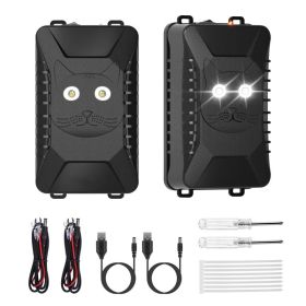 2 Packs Under Hood Ultrasonic Rodent For Spring Repellent Mouse Wildcat Control Portable Rodent Chaser With 3 Power Supplies For Car Home Garage (Option: 2Packs)